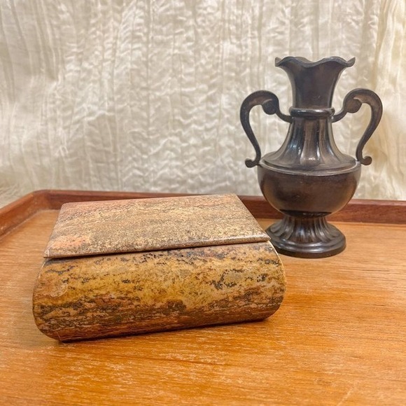 Other - Hand Made‎ Stone Lidded Box